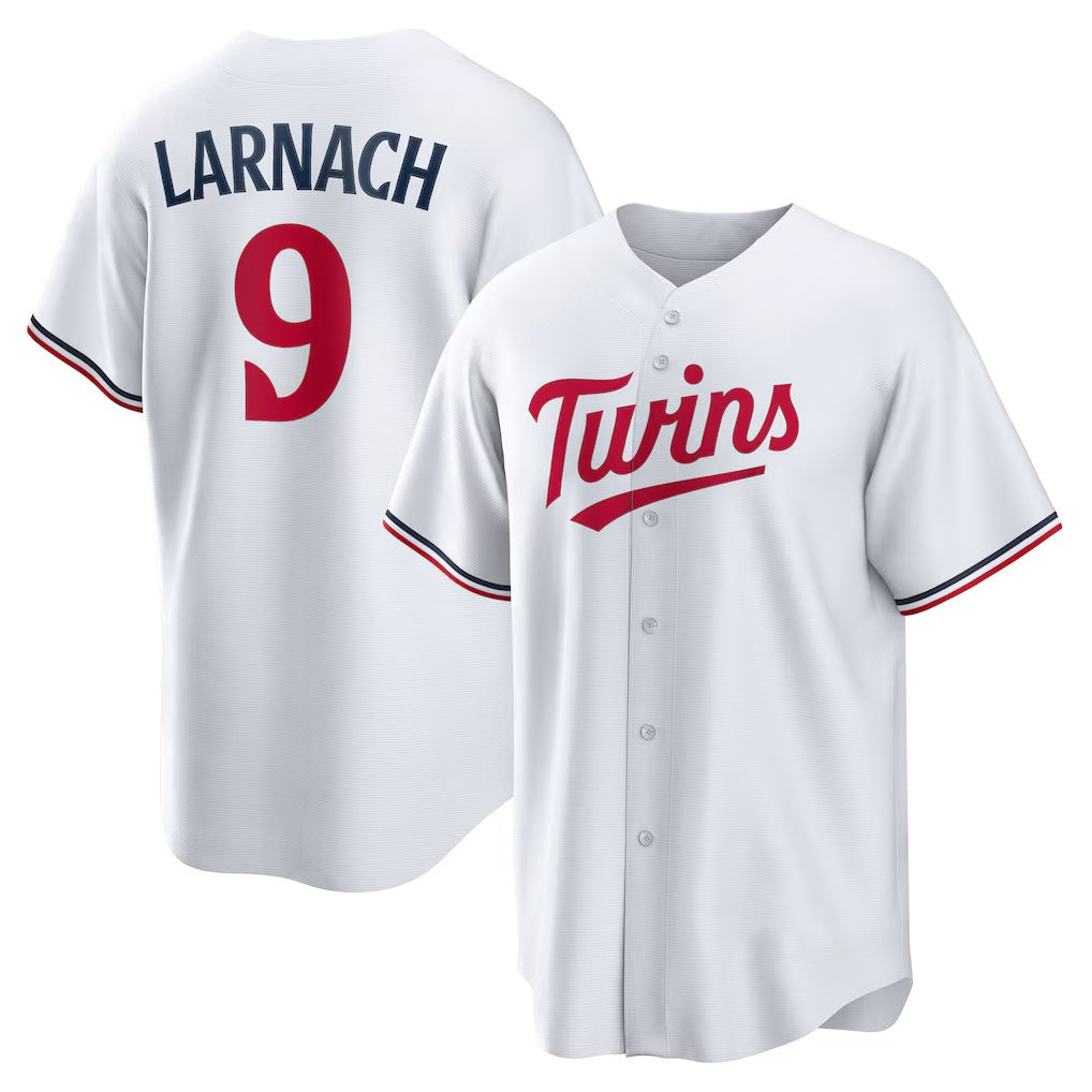 Baseball Jersey | Minnesota Twins #9 Trevor Larnach White Home Replica - image 1