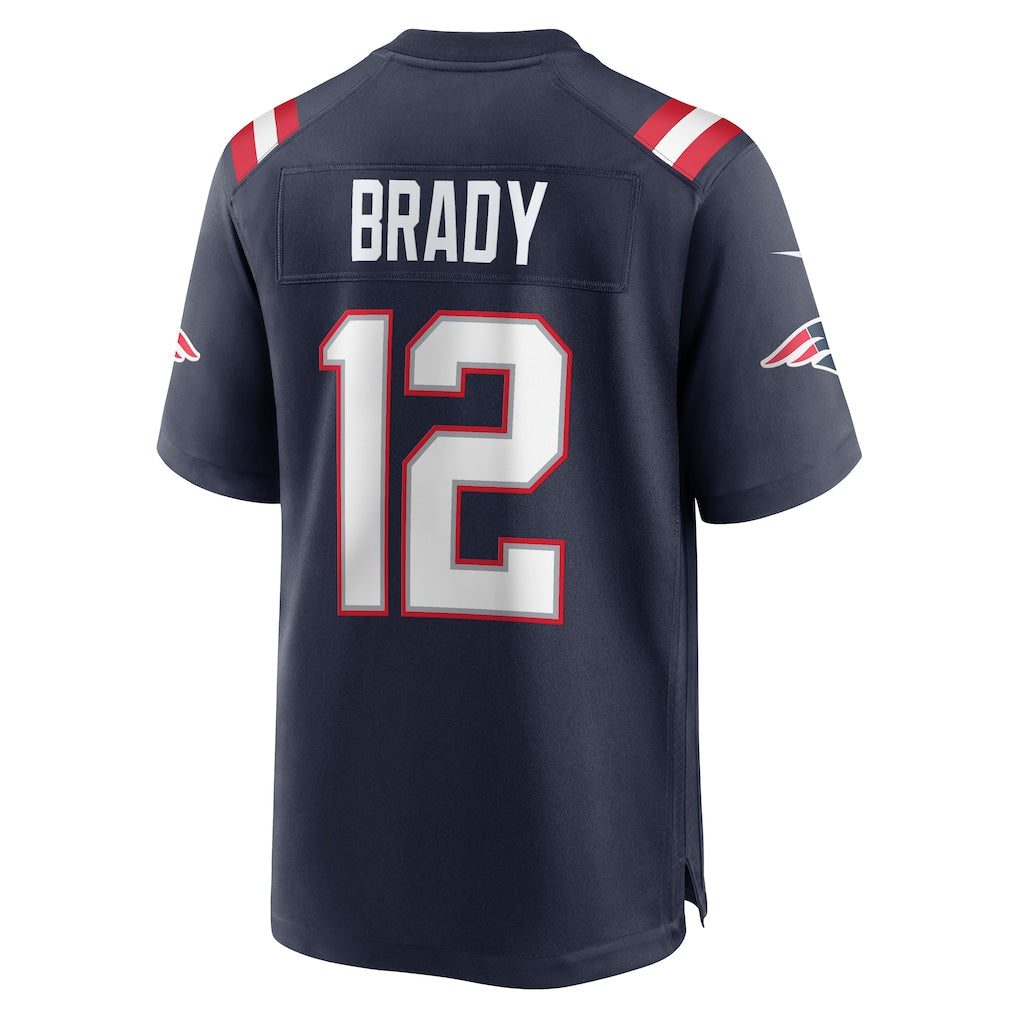 American Football Jersey | NE.Patriots #12 Tom Brady Navy Game Retired Player - image 1
