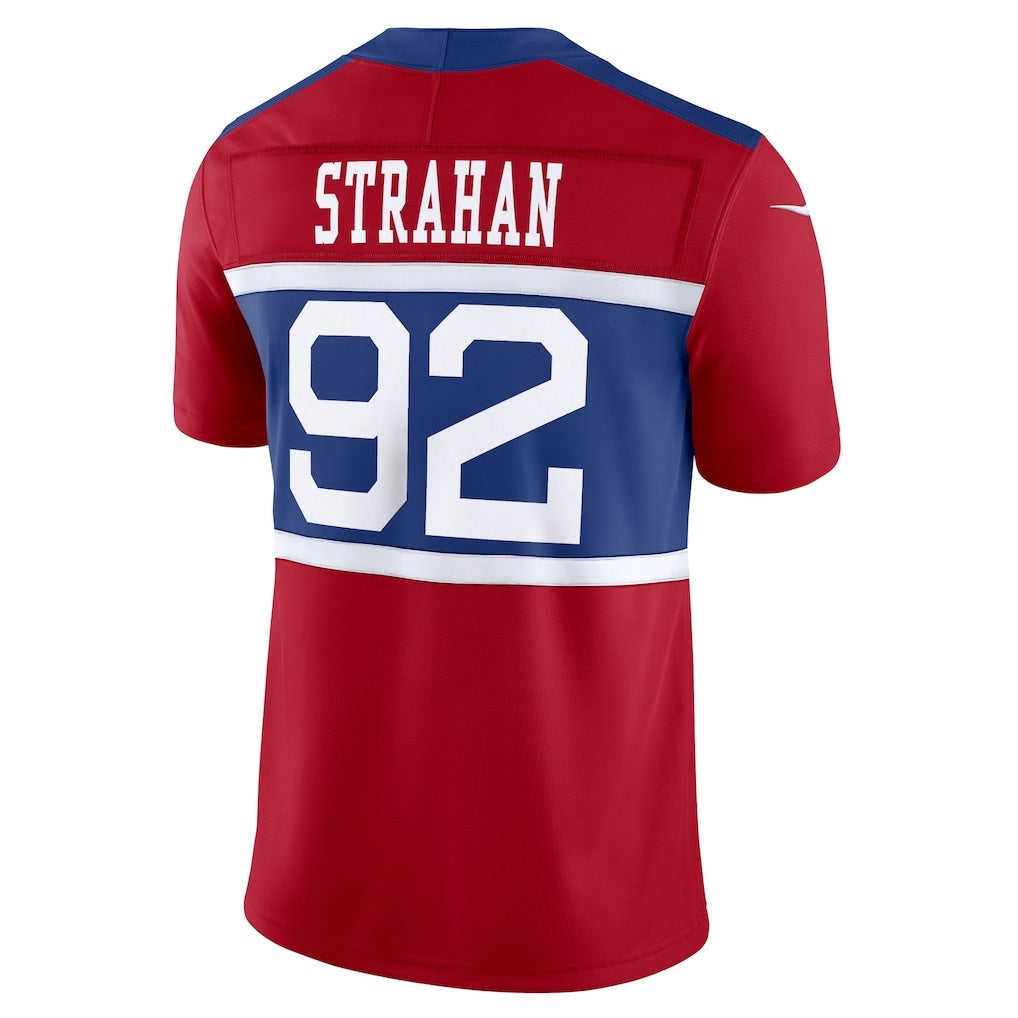 American Football Jersey | NY.Giants #92 Michael Strahan Century Red Alternate Vapor F.U.S.E. Retired Player Limited - image 1