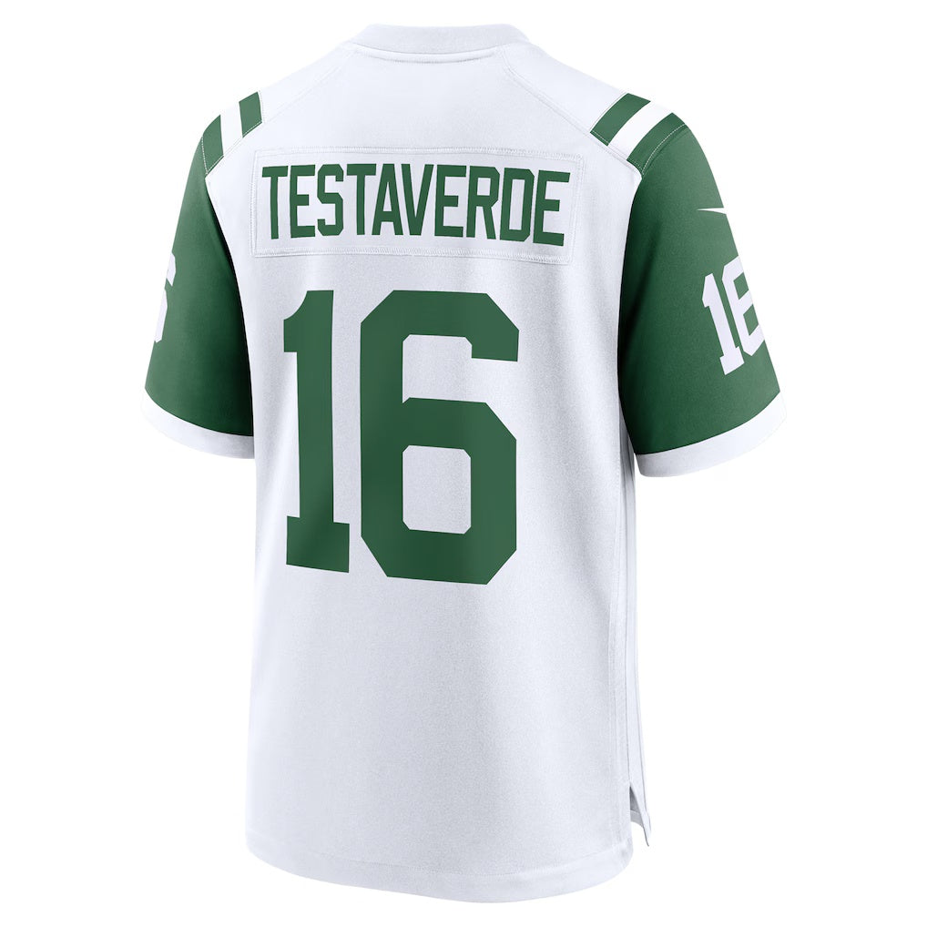 American Football Jersey | NY.Jets #16 Vinny Testaverde White Retired Player Alternate Game - image 1