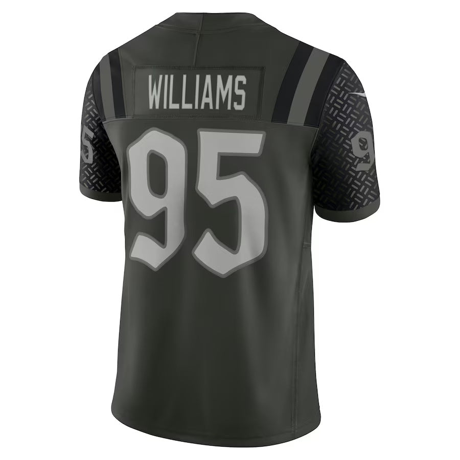 American Football Jersey | NY.Jets #95 Quinnen Williams 2025 Rivalries Collection Limited Jersey - Gotham Green - image 1