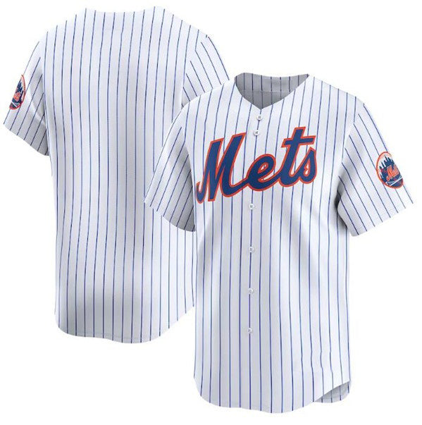Baseball Jersey | New York Mets Blank 2024 White Home Limited Stitched - image 1
