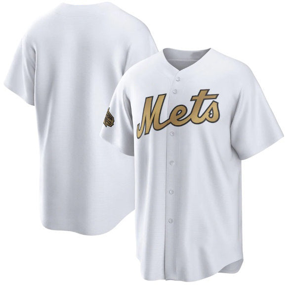 Baseball Jersey | New York Mets Blank White 2022 All-Star Stitched - image 1
