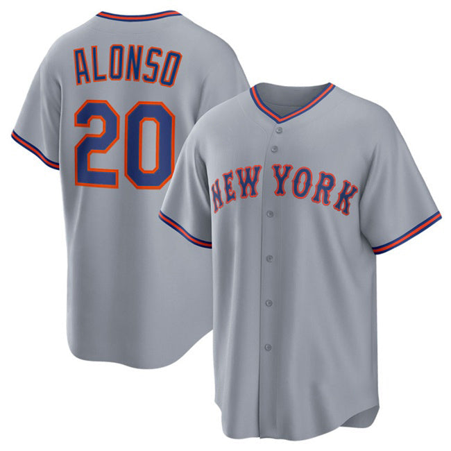 Baseball Jersey | New York Mets #20 Pete Alonso Gray 2025 Limited Stitched - image 1