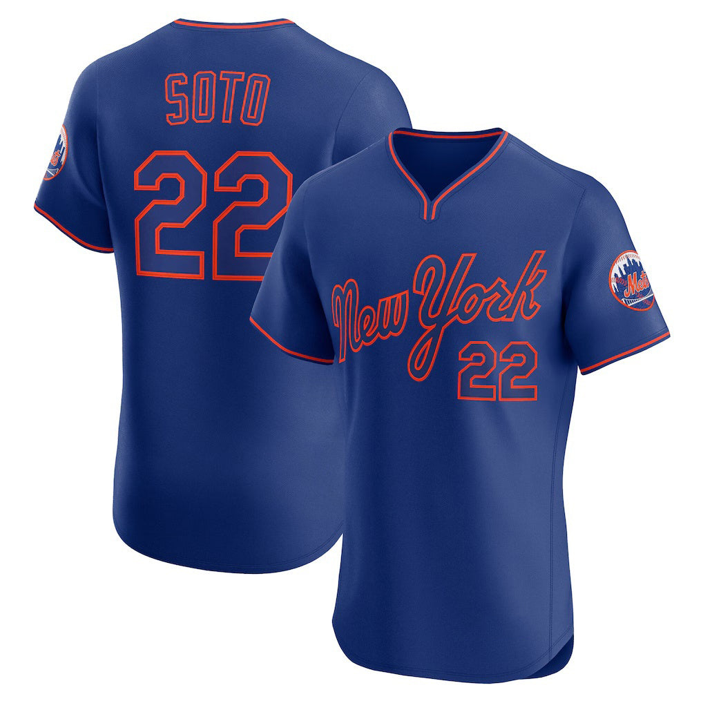 Baseball Jersey | New York Mets #22 Juan Soto Royal Alternate 2 - image 1