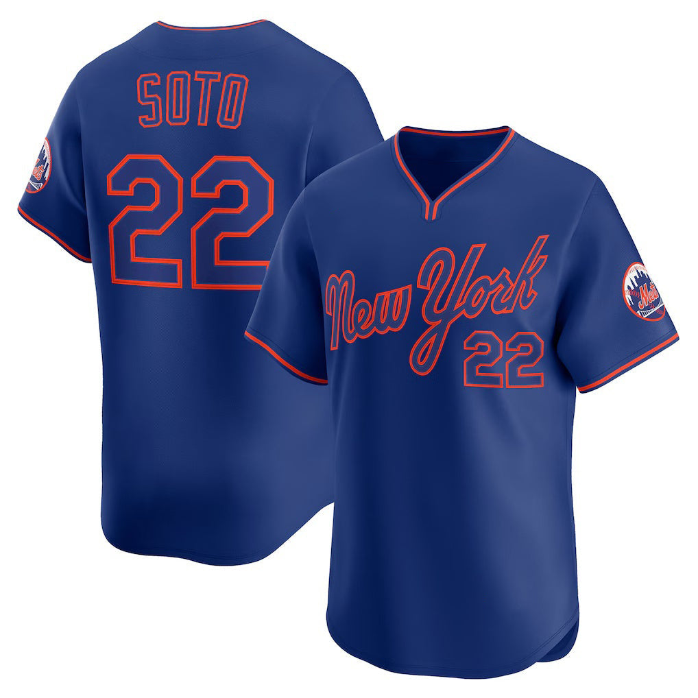 Baseball Jersey | New York Mets #22 Juan Soto Royal Alternate Limited Player - image 1