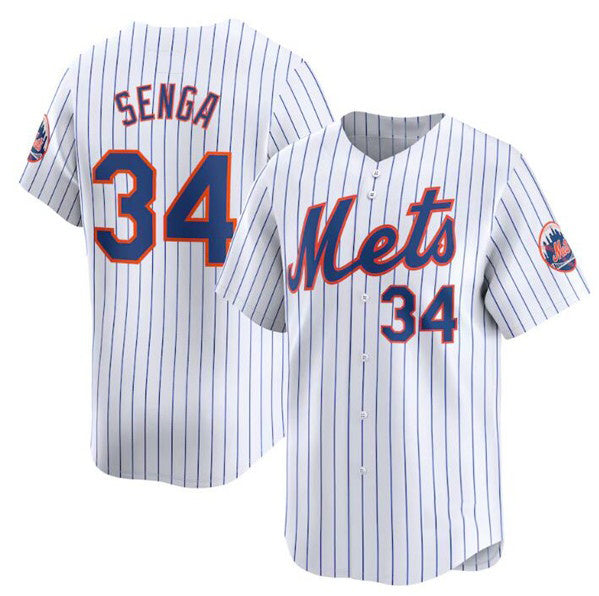 Baseball Jersey | New York Mets #34 Kodai Senga White 2024 Home Limited Stitched - image 1
