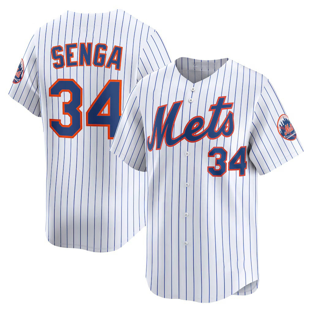 Baseball Jersey | New York Mets #34 Kodai Senga White Home Limited Player - image 1
