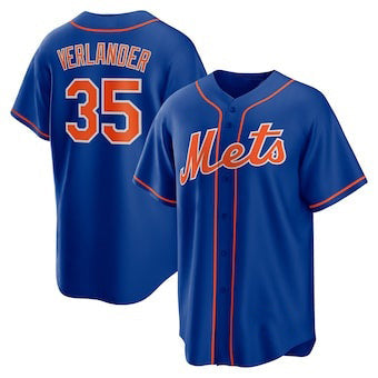 Baseball Jersey | New York Mets #35 Justin Verlander Blue Stitched Cool - image 1
