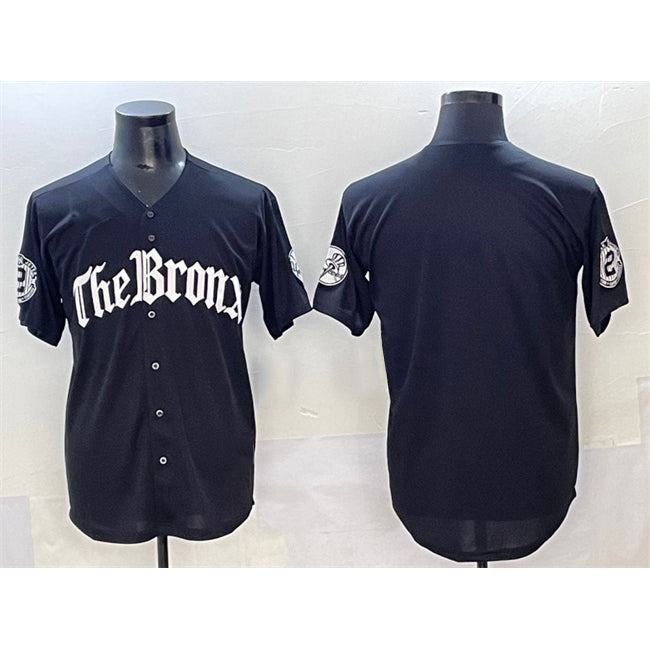 Baseball Jersey | New York Yankees Blank Black 'Gothic Legacy Edition' Limited Stitched - image 1