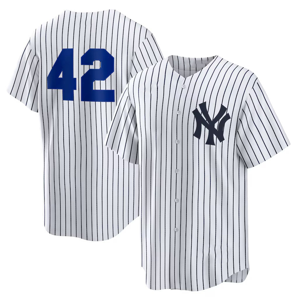 Baseball Jersey | New York Yankees #42 Jackie Robinson White Home 2025 Day Replica - image 1