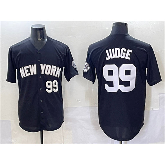 Baseball Jersey | New York Yankees #99 Aaron Judge Black Limited Stitched - image 1