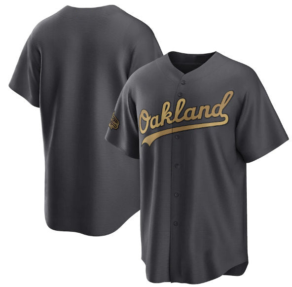 Baseball Jersey | Oakland Athletics Blank Charcoal 2022 All-Star Stitched - image 1