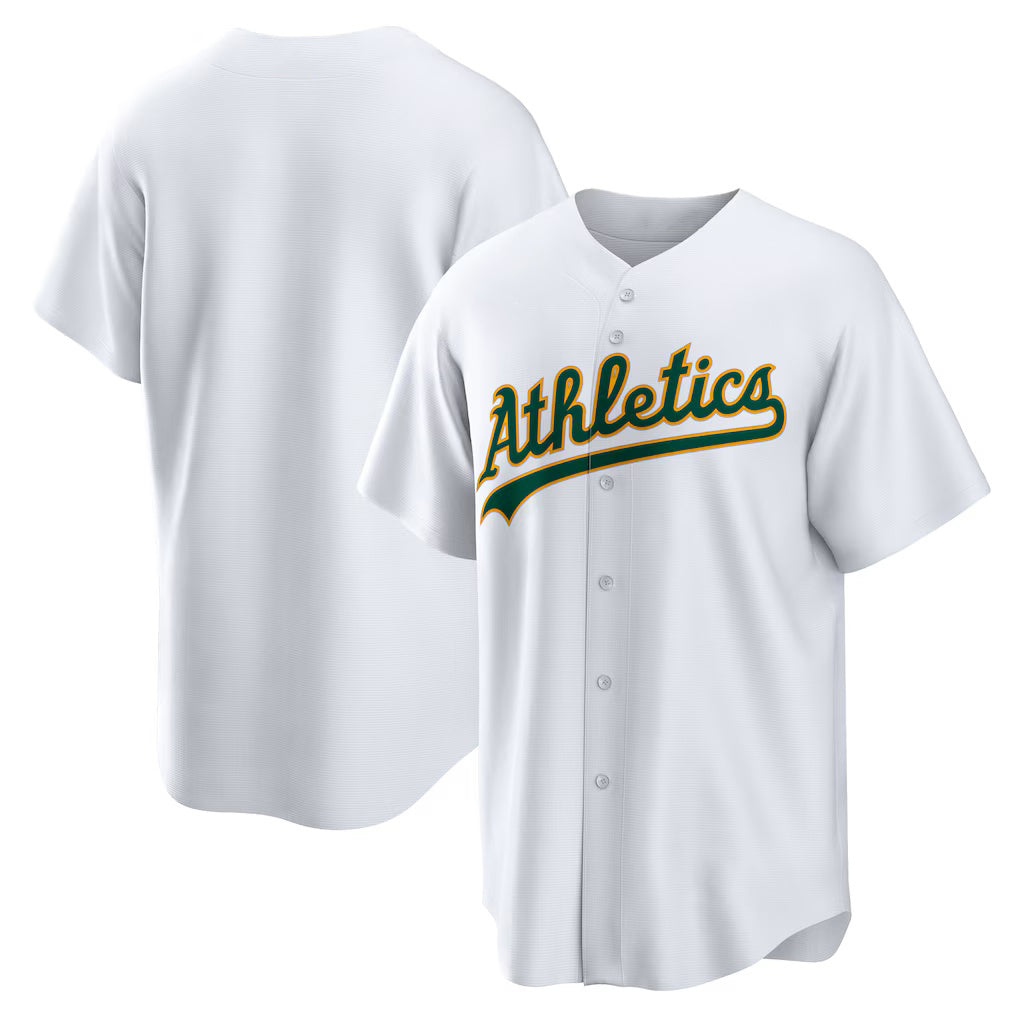 Baseball Jersey | Oakland Athletics White Home Replica Team - image 1