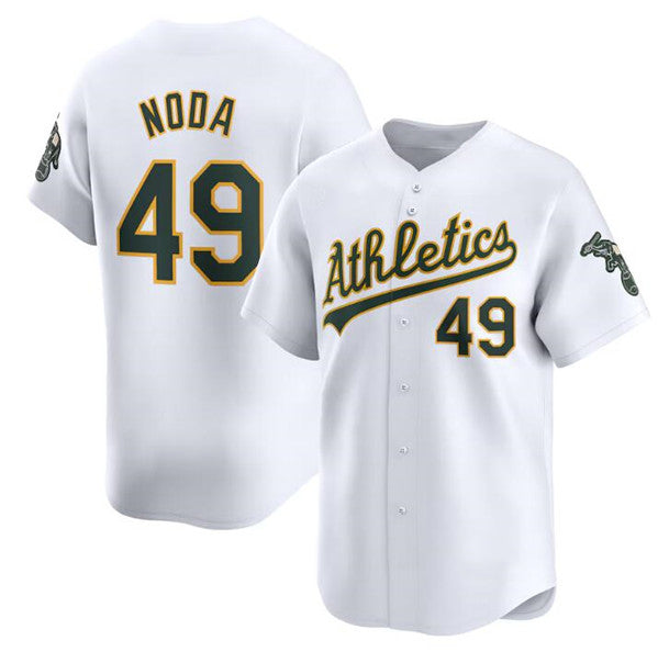 Baseball Jersey | Oakland Athletics #49 Ryan Noda White Home Limited Stitched - image 1