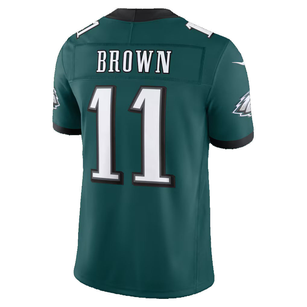 American Football Jersey | P.Eagles #11 A.J. Brown Midnight Green Team Vapor F.U.S.E. Stitched Limited - image 1