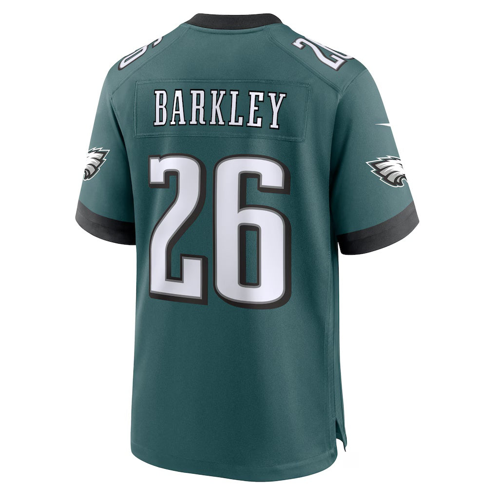 American Football Jersey | P.Eagles #26 Saquon Barkley Midnight Green Game Player Football Stitched jersey - image 1