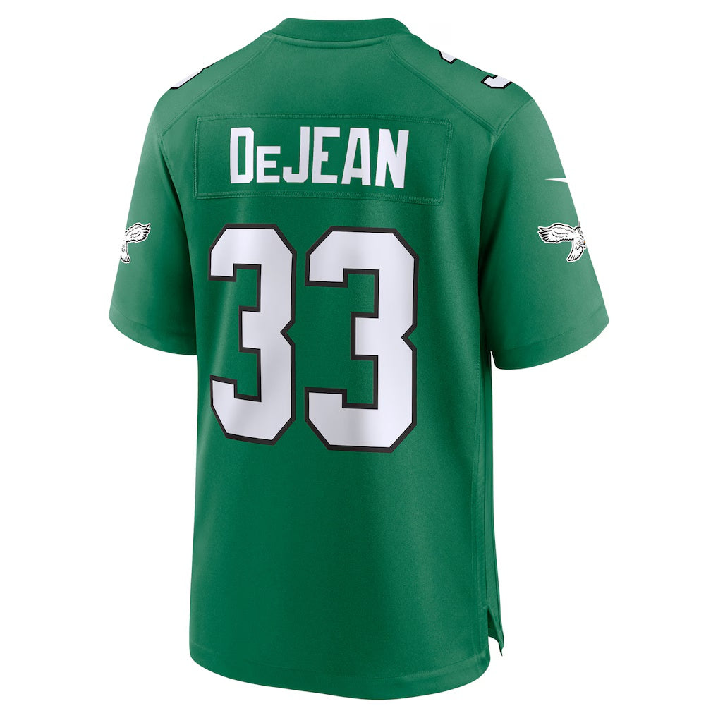 American Football Jersey | P.Eagles #33 Cooper DeJean Kelly Green Alternate Game Football Stitched jersey - image 1