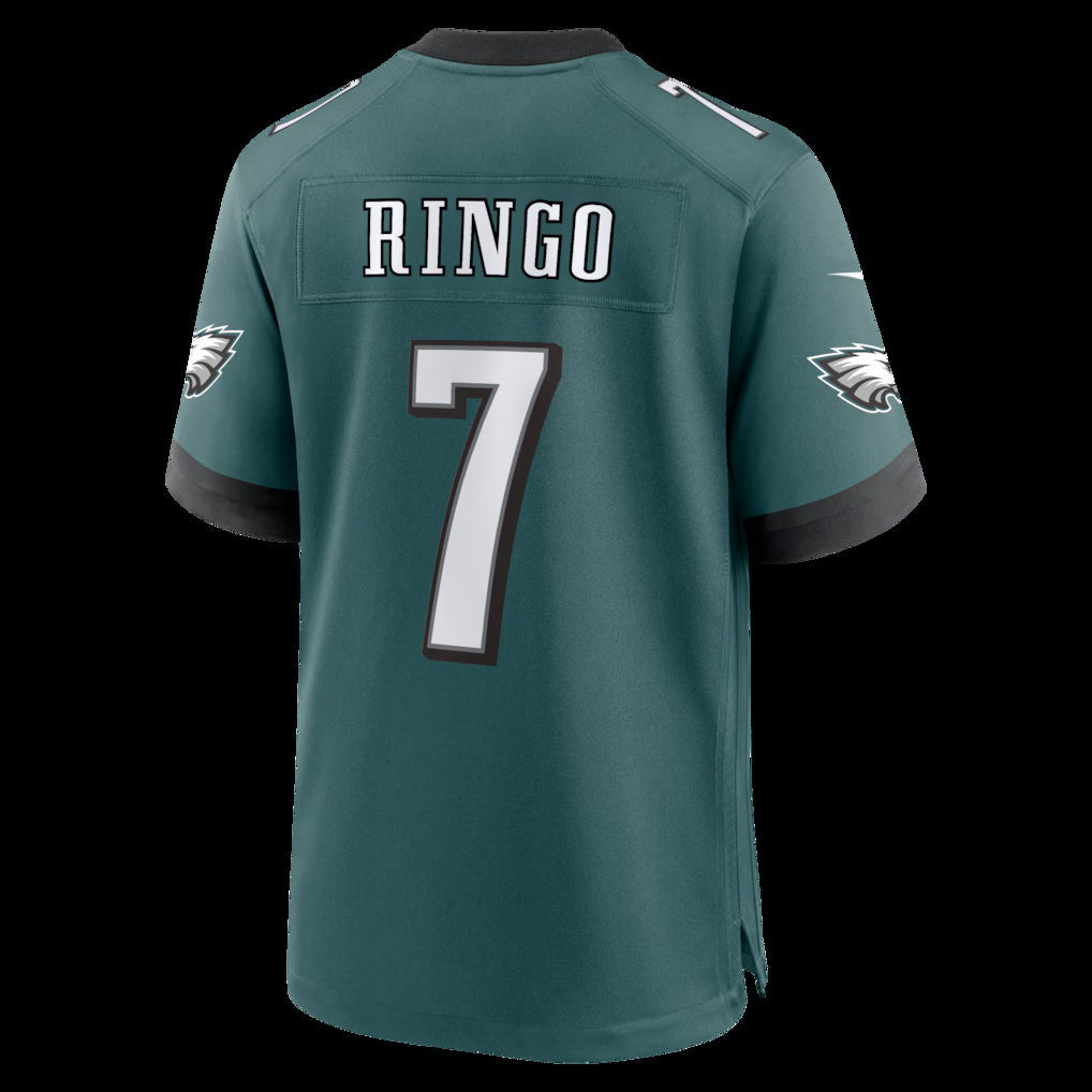 American Football Jersey | P.Eagles #7 Kelee Ringo Midnight Green Team Game Jersey - image 1