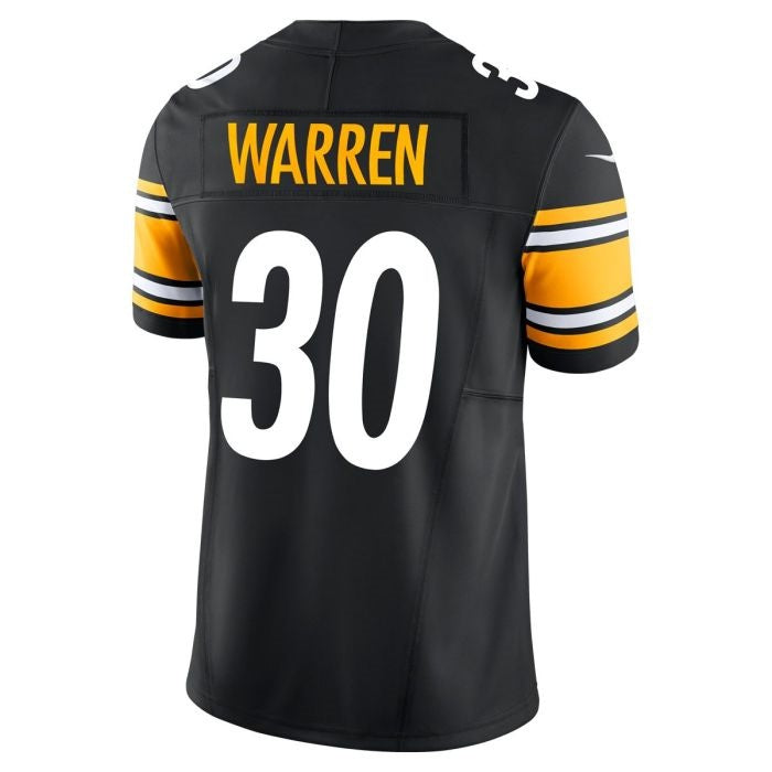 American Football Jersey | P.Steelers #30 Jaylen Warren Vapor F.U.S.E Limited Home Football Stitched jersey - image 1