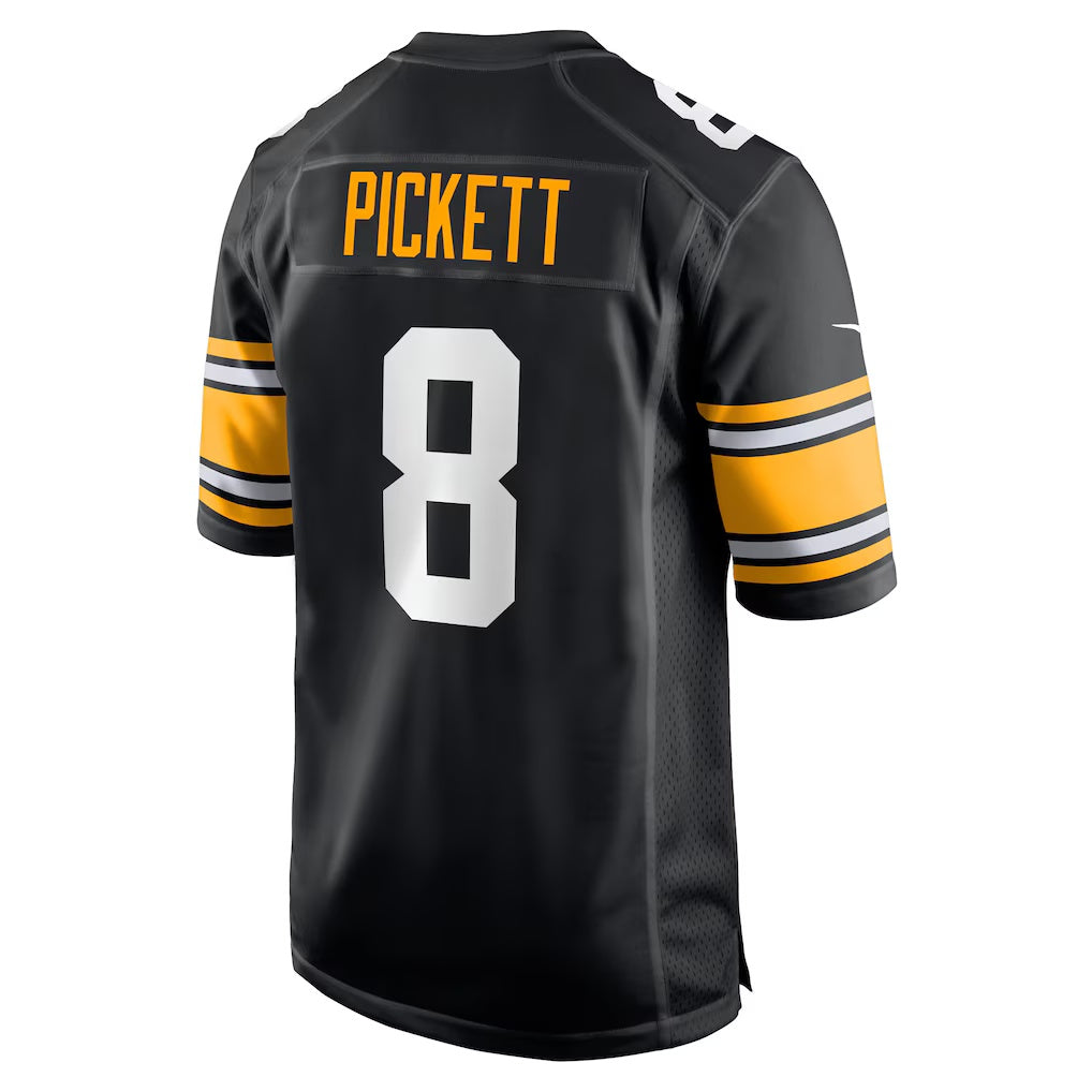 American Football Jersey | P.Steelers #8 Kenny Pickett Black Player Alternate Game Jersey - image 1