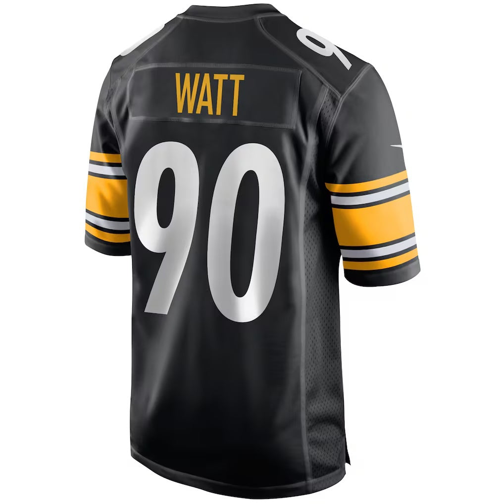 American Football Jersey | P.Steelers #90 T.J. Watt Black Game Jersey - image 1
