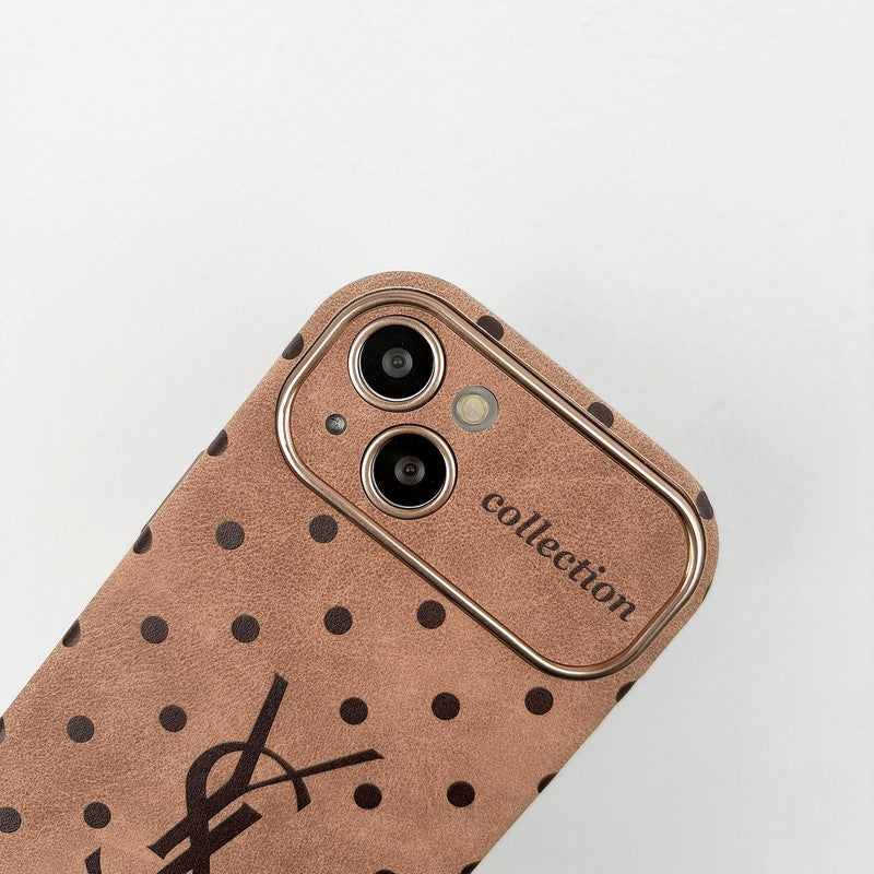 Saint Brown Leather iPhone Case - product view 6
