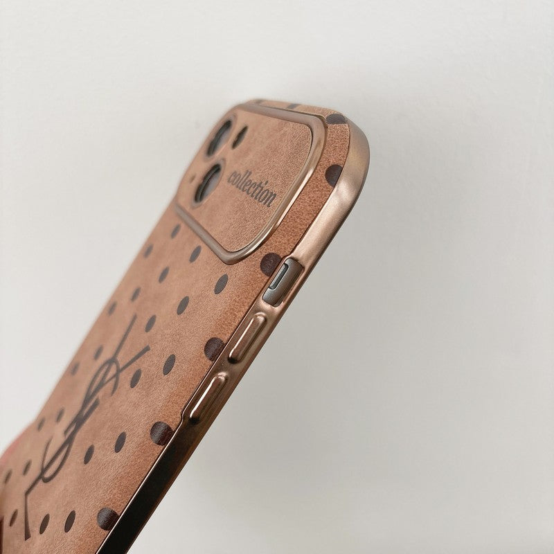 Saint Brown Leather iPhone Case - product view 7