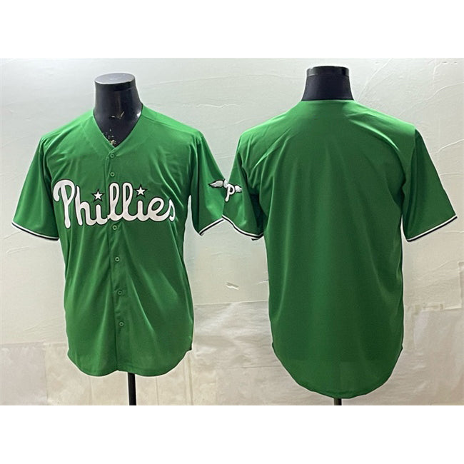 Baseball Jersey | Philadelphia Phillies Blank Green Limited Stitched - image 1