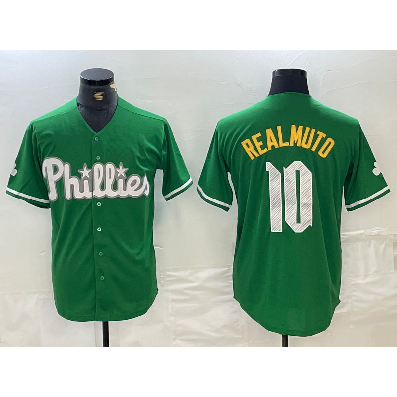 Baseball Jersey | Philadelphia Phillies #10 JT Realmuto Kelly Green Cool - image 1