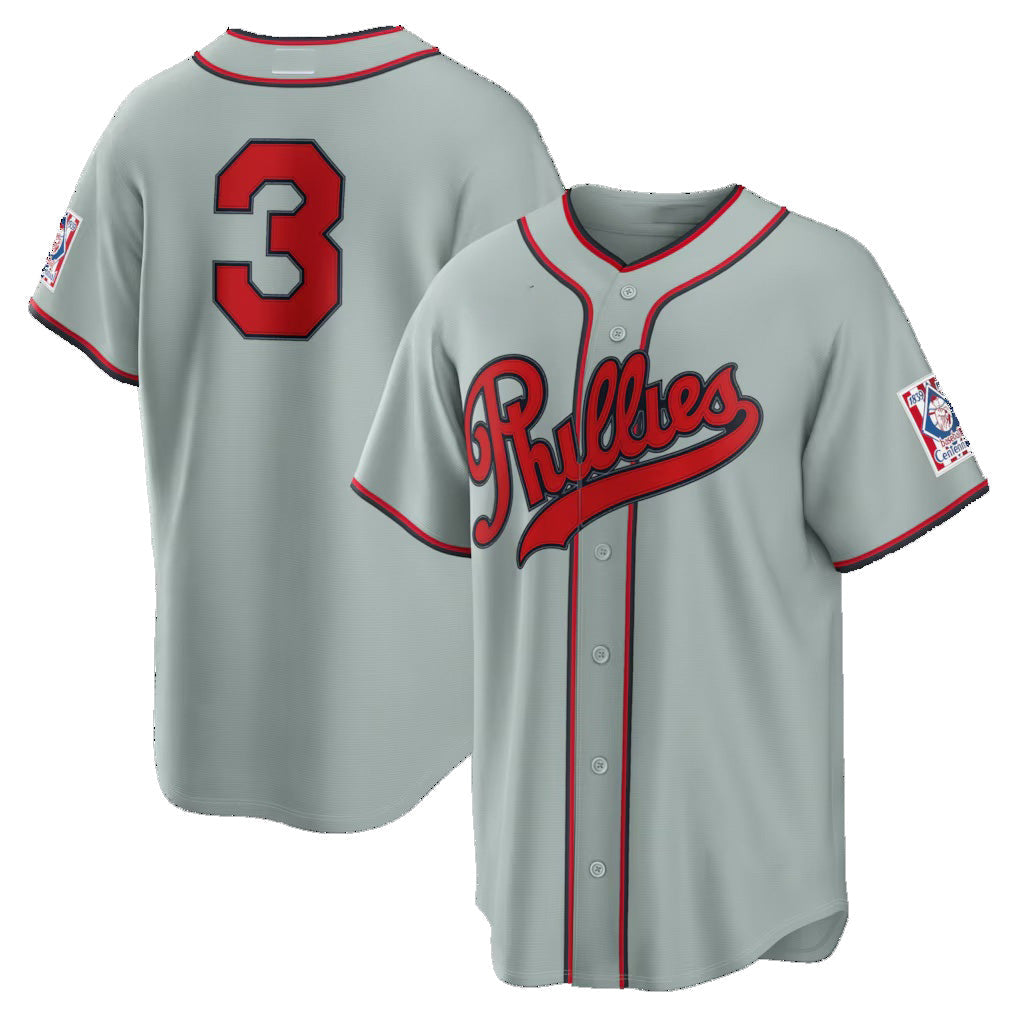 Baseball Jersey | Philadelphia Phillies #3 Bryce Harper Gray 2026 Field of Dreams Stadium - image 1
