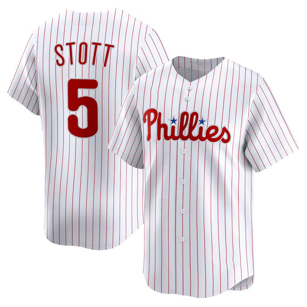 Baseball Jersey | Philadelphia Phillies #5 Bryson Stott White Home Limited Player - image 1