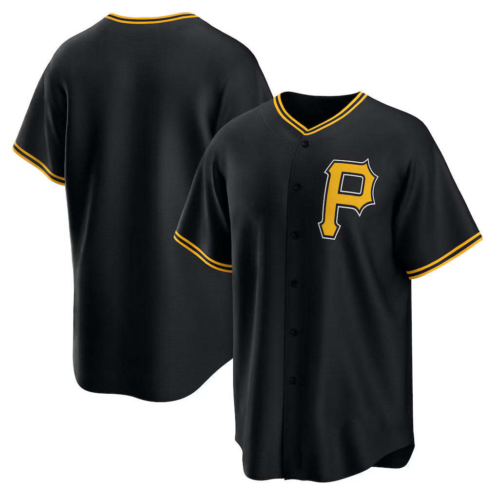 Baseball Jersey | Pittsburgh Pirates Black Alternate Replica Team - image 1