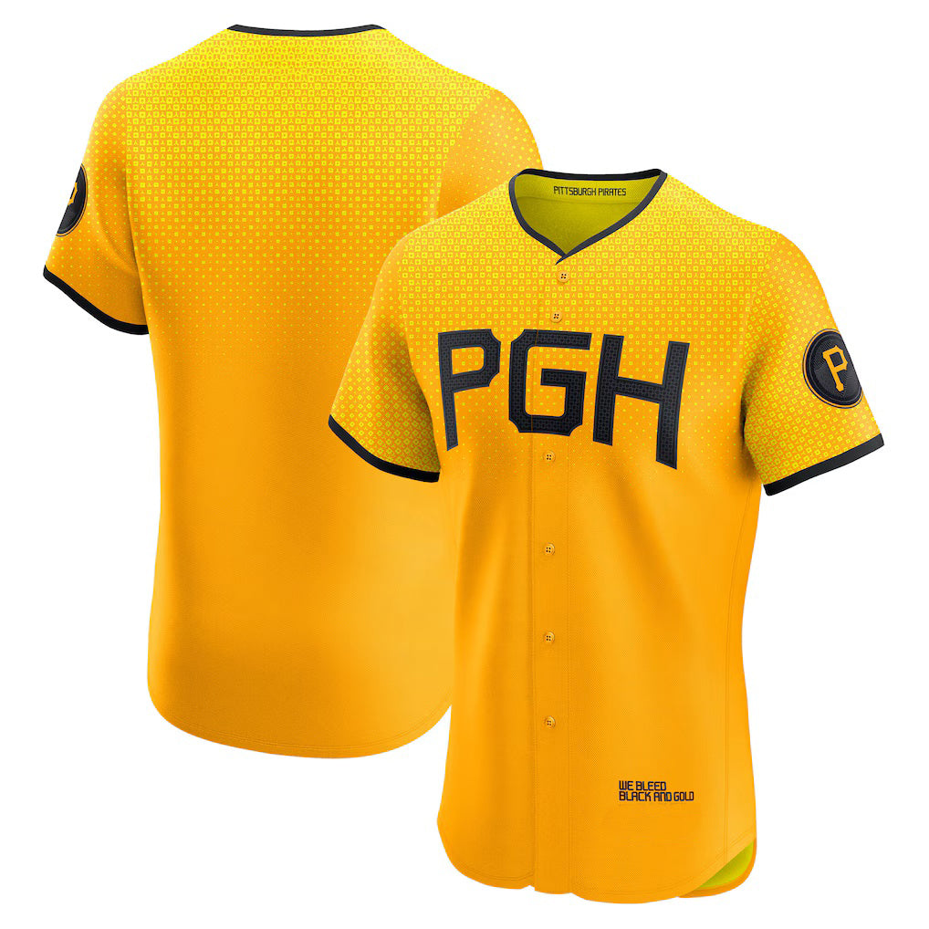 Baseball Jersey | Pittsburgh Pirates Gold City Connect - image 1