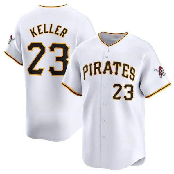 Baseball Jersey | Pittsburgh Pirates #23 Mitch Keller White Home Limited Baseball Stitched - image 1