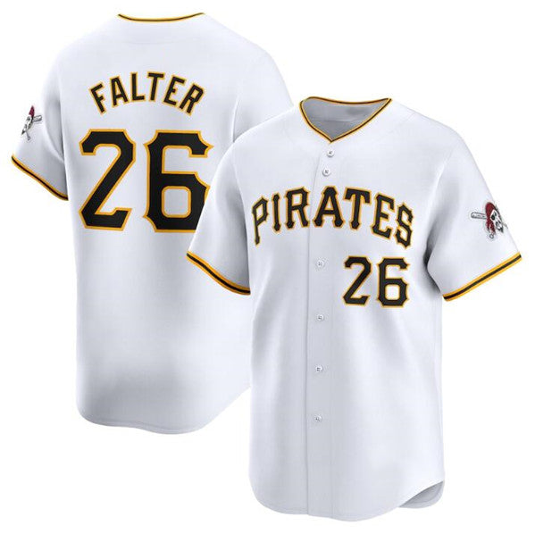 Baseball Jersey | Pittsburgh Pirates #26 Bailey Falter White Home Limited Baseball Stitched - image 1