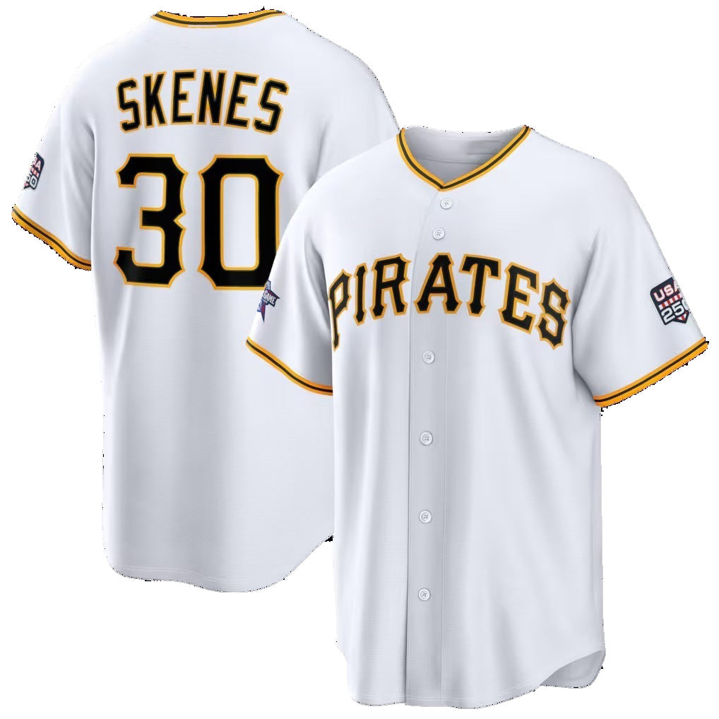 Baseball Jersey | Pittsburgh Pirates #30 Paul Skenes 2026 All-Star Game White Replica - image 1