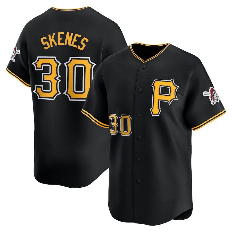 Baseball Jersey | Pittsburgh Pirates #30 Paul Skenes Black Alt Limited - image 1