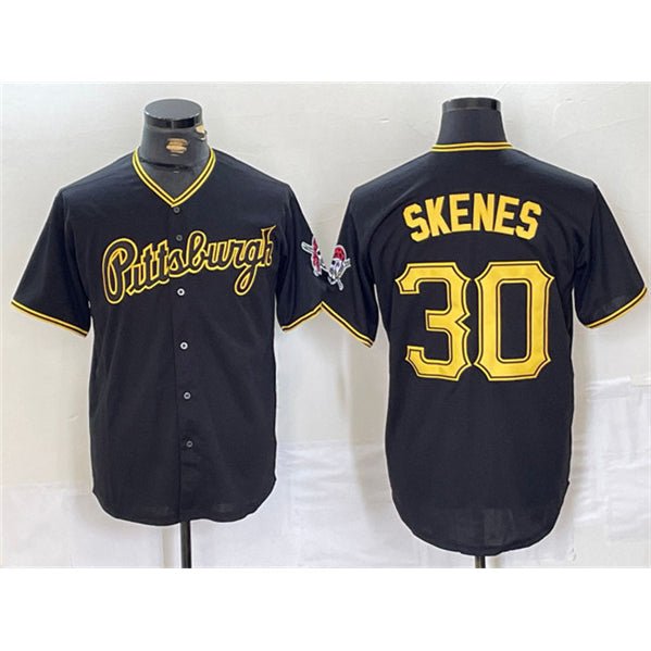 Baseball Jersey | Pittsburgh Pirates #30 Paul Skenes Black Stitched - image 1
