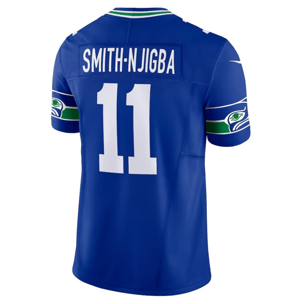 American Football Jersey | S.Seahawks #11 Jaxon Smith-Njigba Royal Vapor F.U.S.E. Limited Football Stitched Jersey - image 1