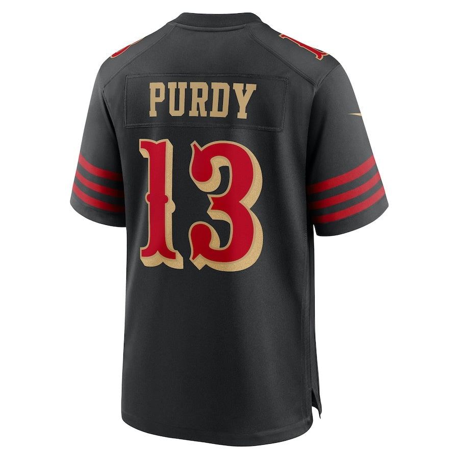 American Football Jersey | SF.49ers #13 Brock Purdy 2025 Rivalries Collection Game Jersey - Black - image 1