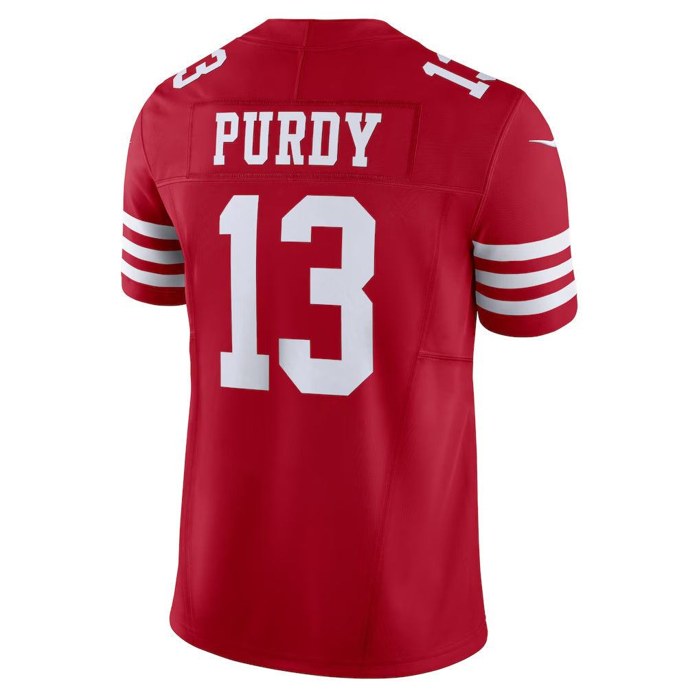 American Football Jersey | SF.49ers #13 Brock Purdy Scarlet Vapor F.U.S.E. Limited Football Stitched Jersey - image 1