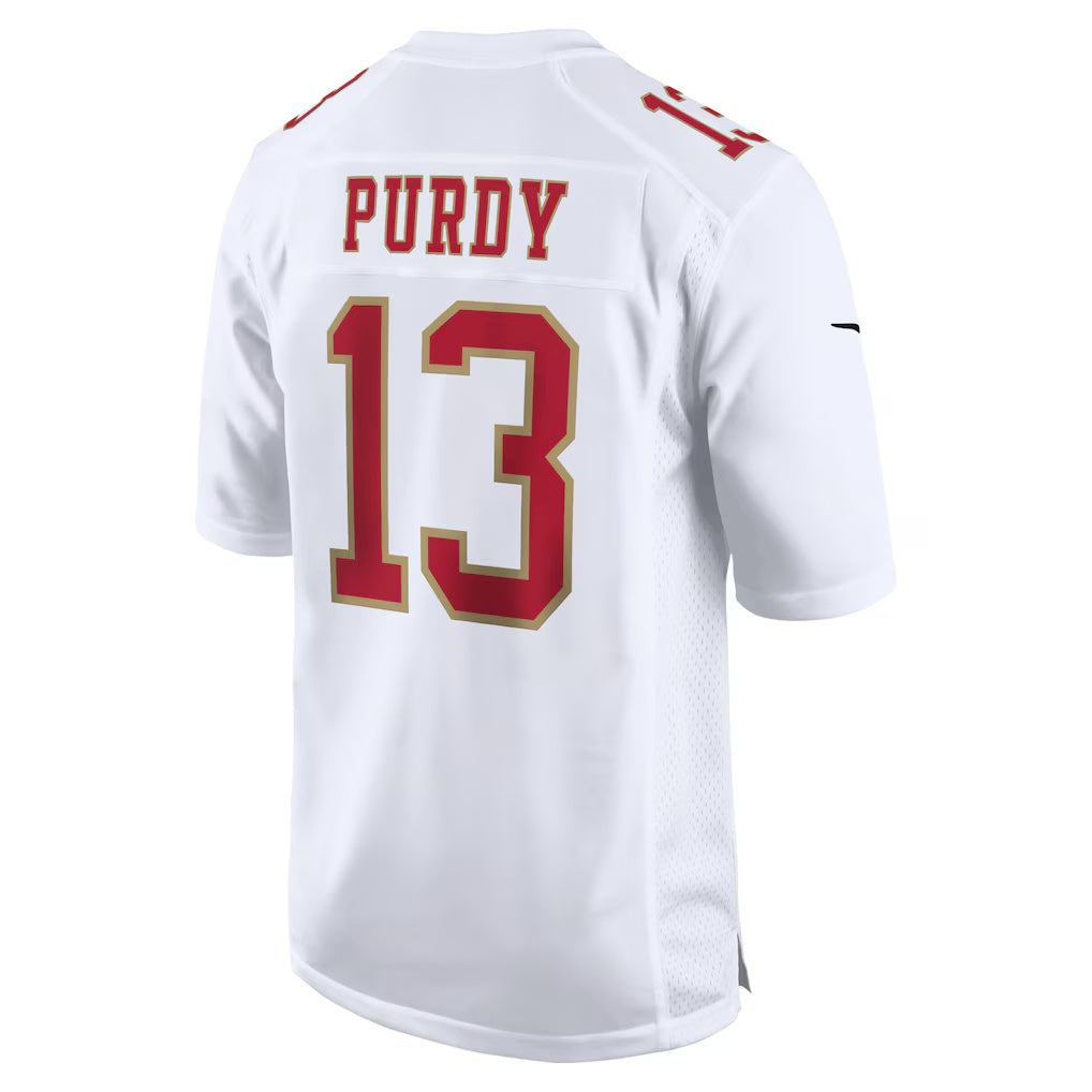 American Football Jersey | SF.49ers #13 Brock Purdy Tundra White Fashion Game Football Stitched Jersey - image 1
