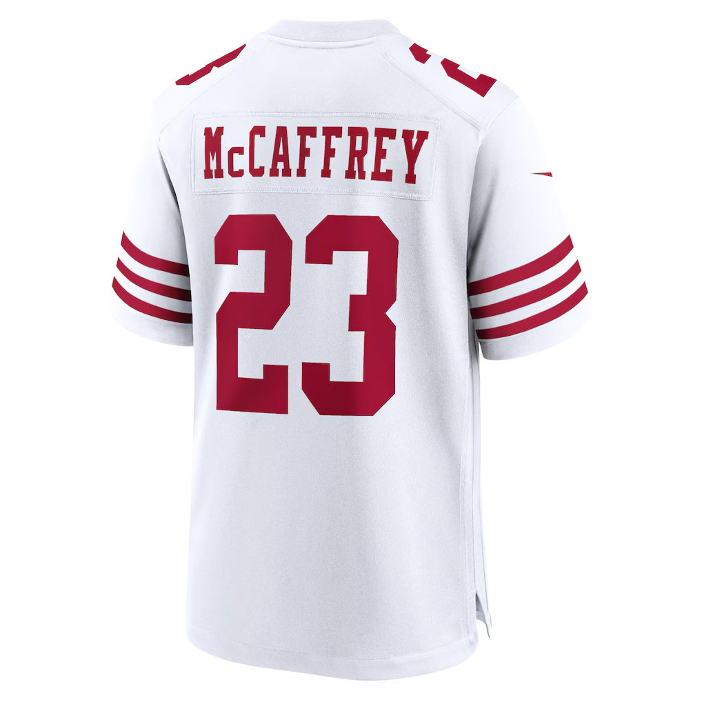 American Football Jersey | SF.49ers #23 Christian McCaffrey White Game Player Football Stitched Jersey - image 1