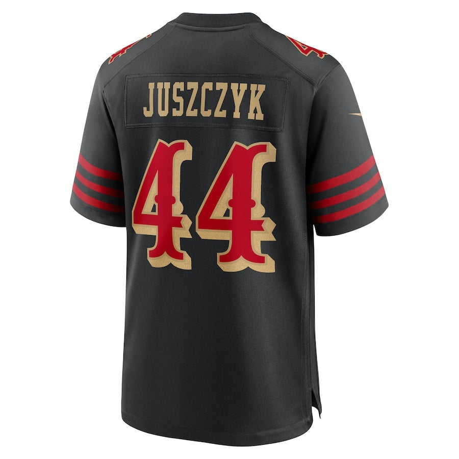 American Football Jersey | SF.49ers #44 Kyle Juszczyk 2025 Rivalries Collection Game Jersey - Black - image 1