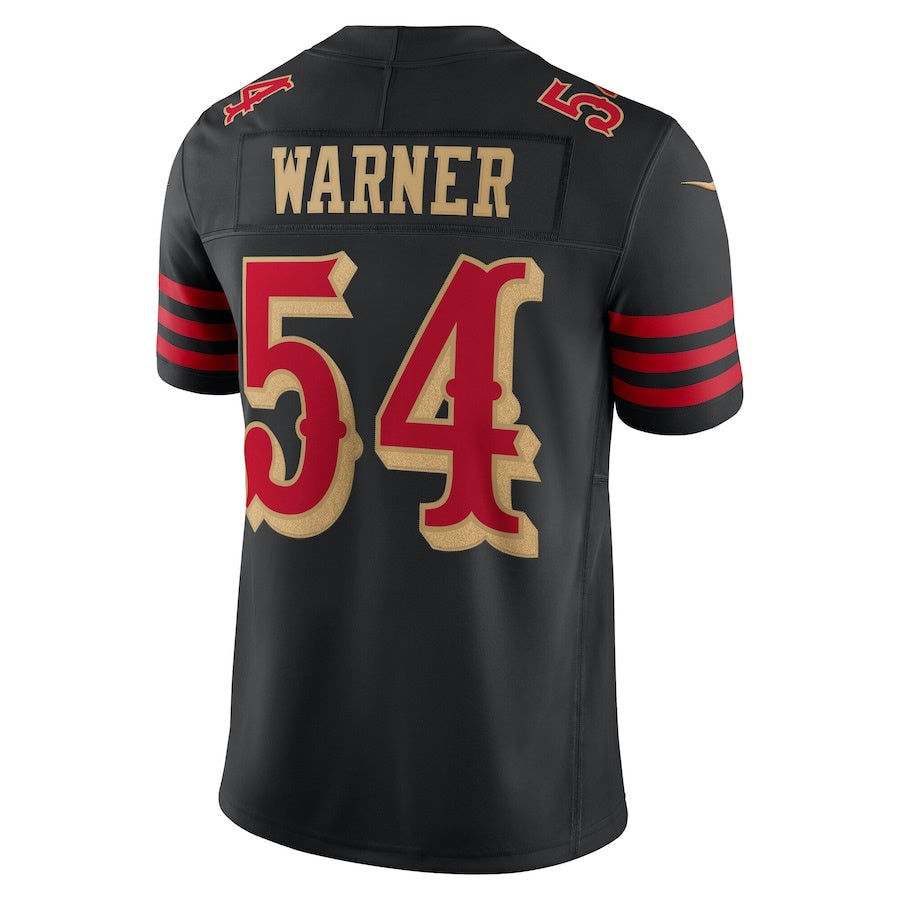 American Football Jersey | SF.49ers #54 Fred Warner 2025 Rivalries Collection Limited Jersey - Black - image 1