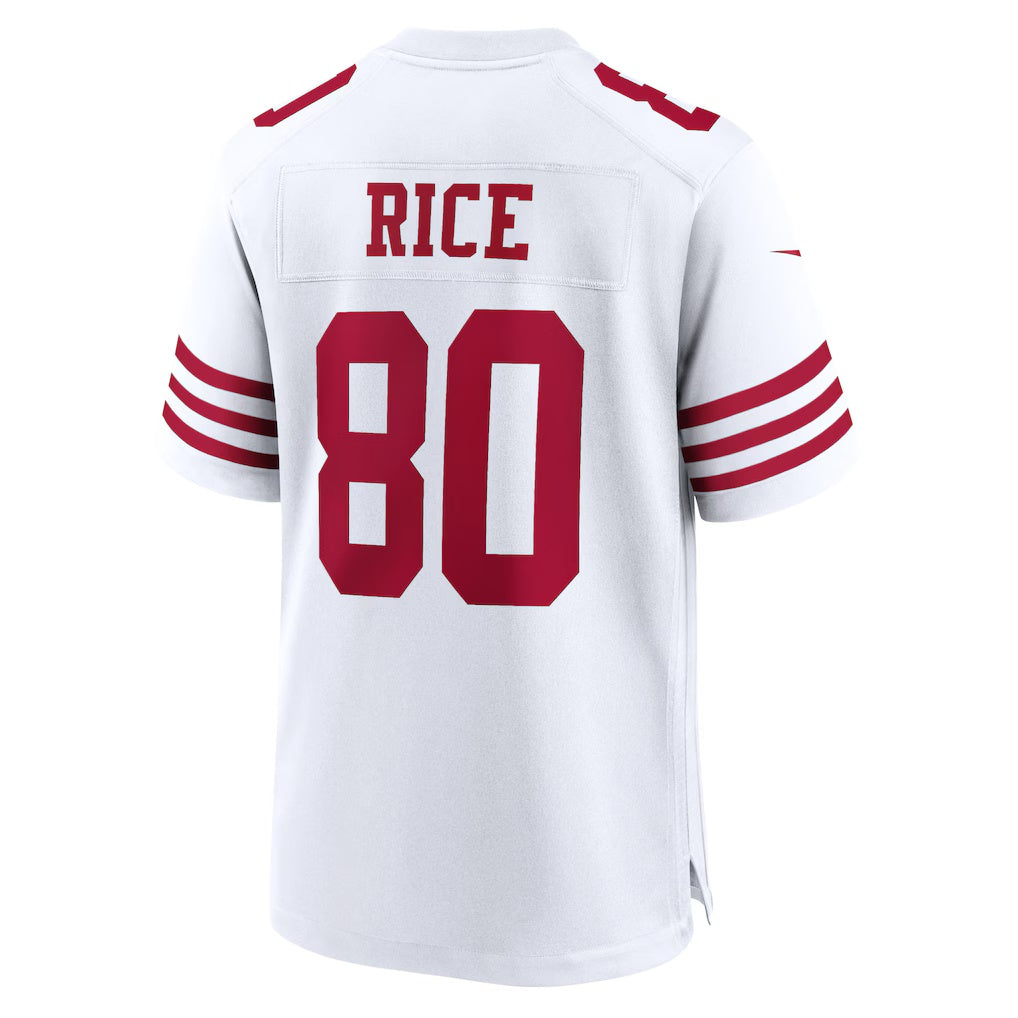 American Football Jersey | SF.49ers #80 Jerry Rice White Retired Player Game Football Stitched Jersey - image 1