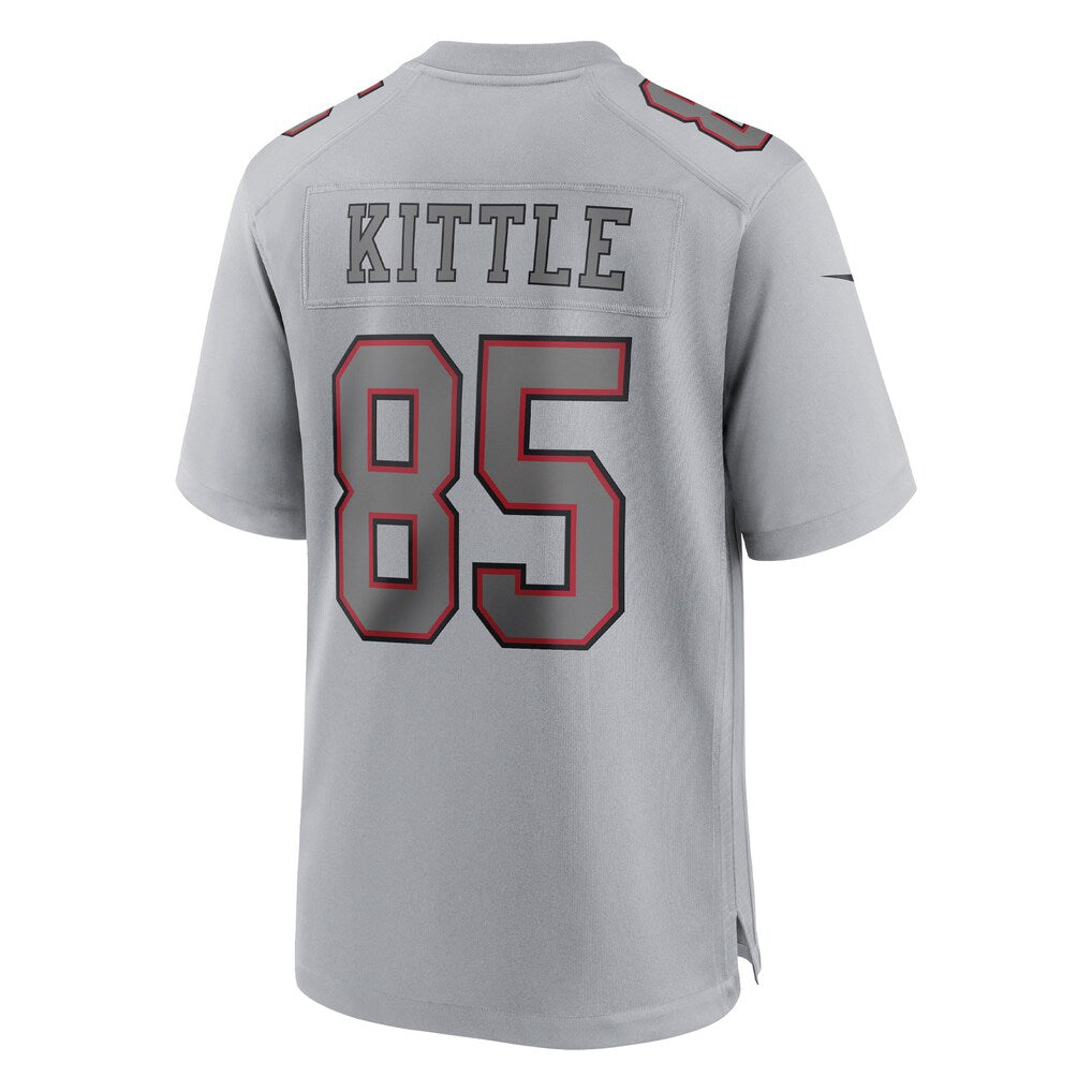 American Football Jersey | SF.49ers #85 George Kittle Gray Atmosphere Fashion Game Football Stitched Jersey - image 1