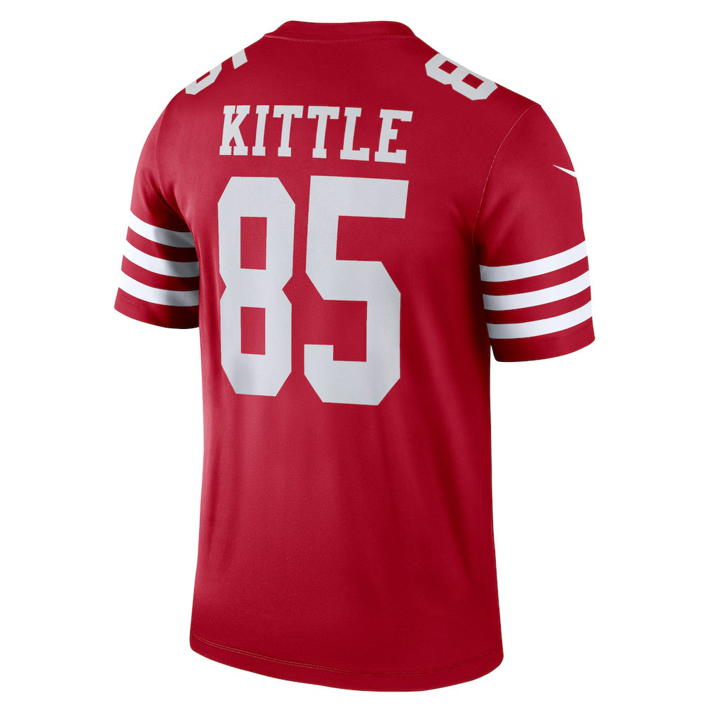 American Football Jersey | SF.49ers #85 George Kittle Scarlet Legend Player Performance Top Football Stitched Jerseys - image 1