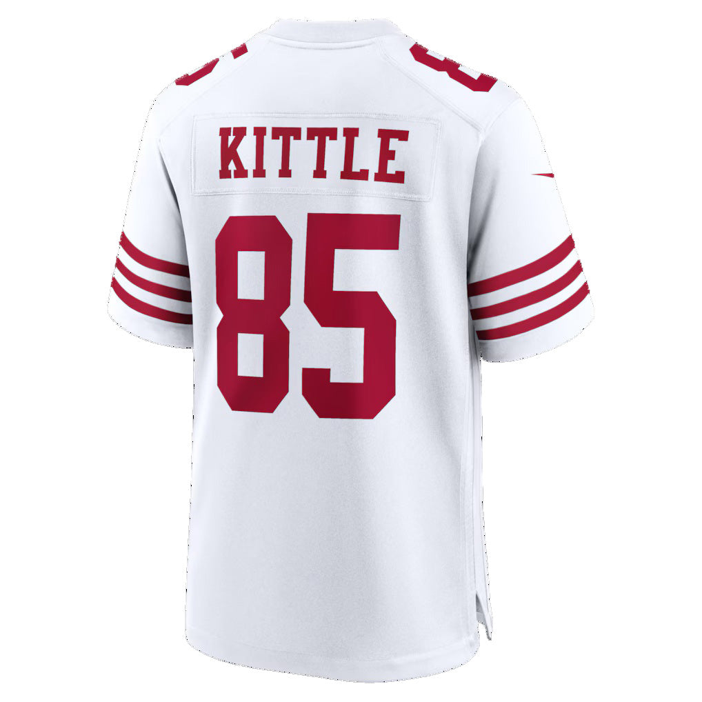 American Football Jersey | SF.49ers #85 George Kittle White 80th Anniversary Game - image 1